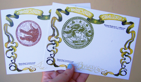 Hometown Challenge stamped