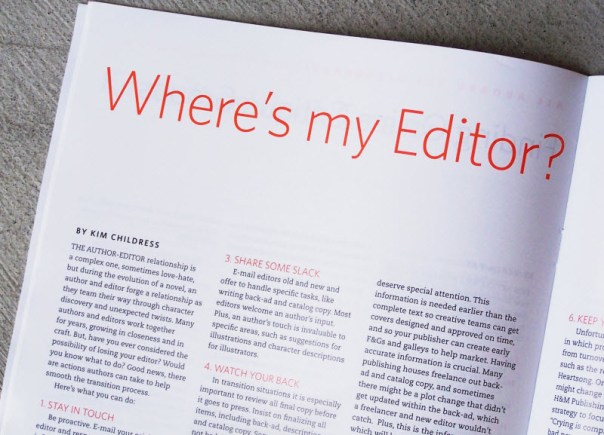 Where's My Editor, Kim Childress