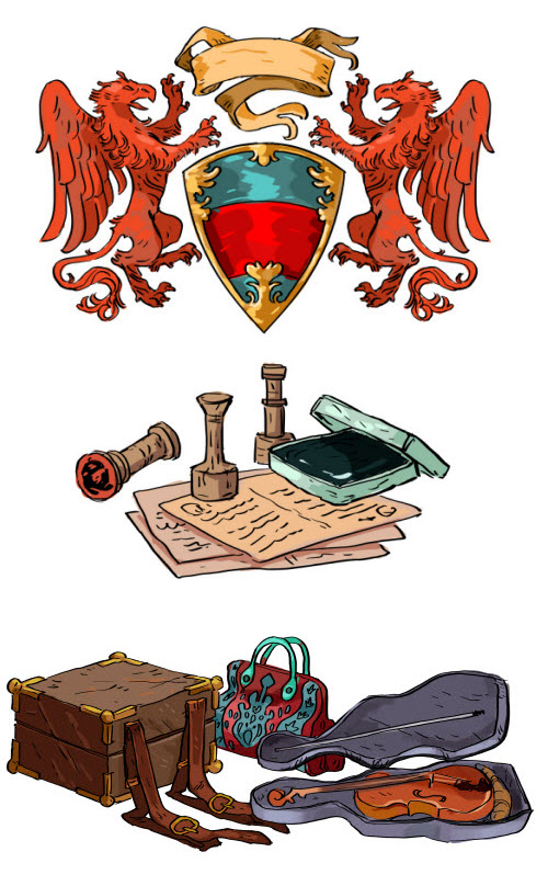 Byways 01, Interior Illustrations