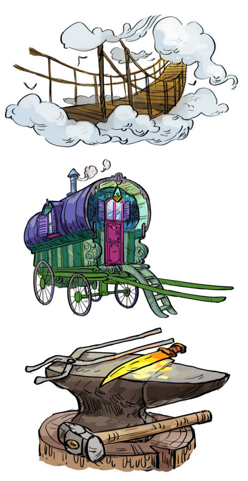 Byways 03, Interior Illustrations