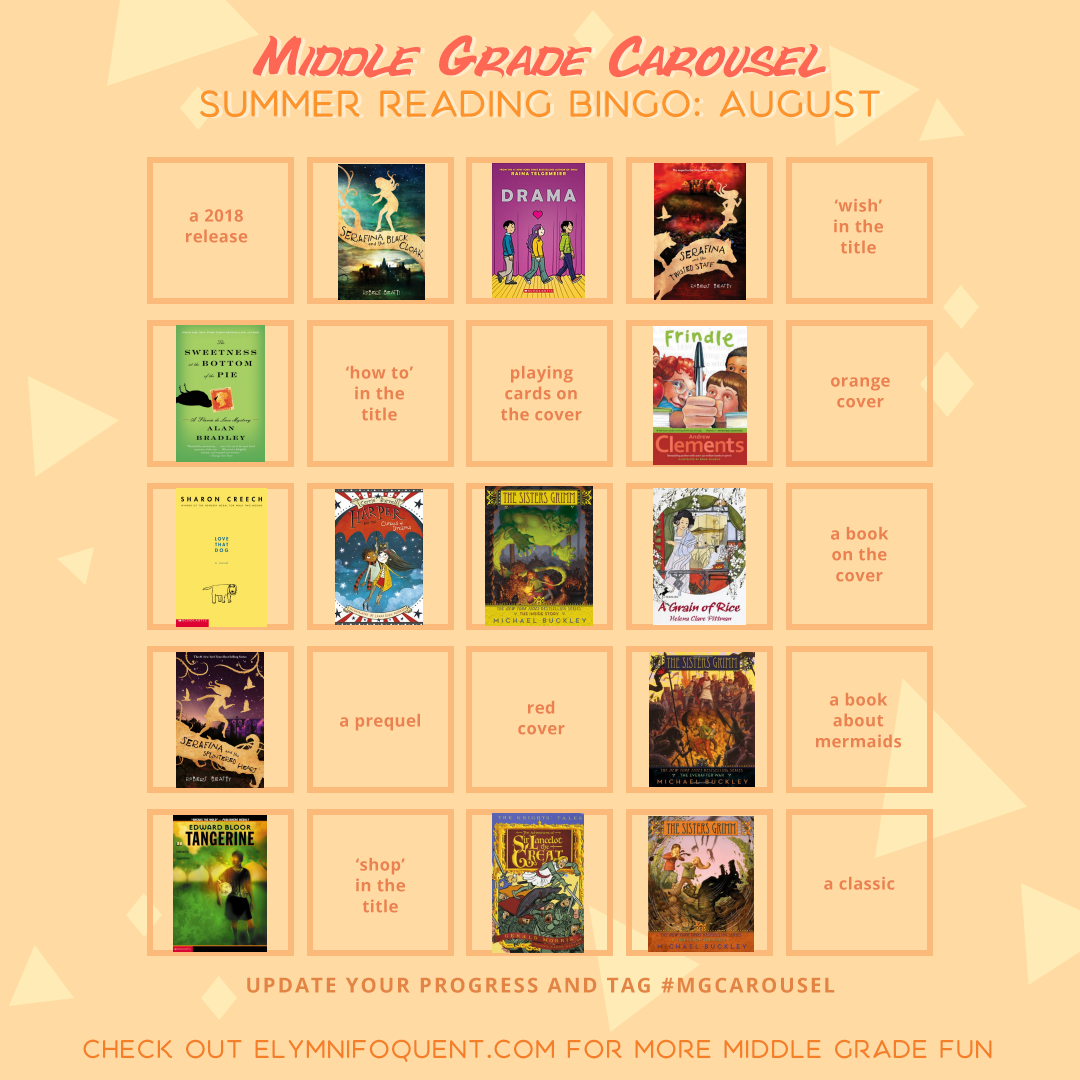 CJ's Summer Bingo, August