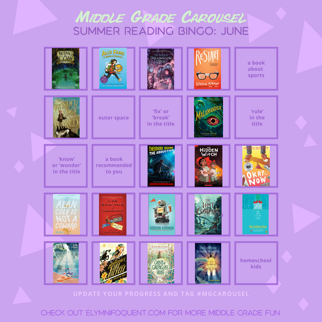 CJs Bingo Board, June 2020