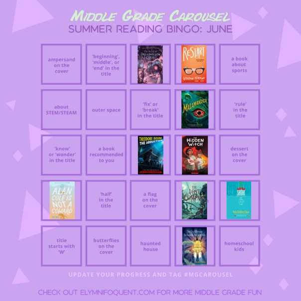 CJs Bingo Board, June 2020